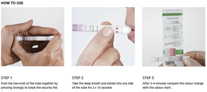 Breathalsyers Steps